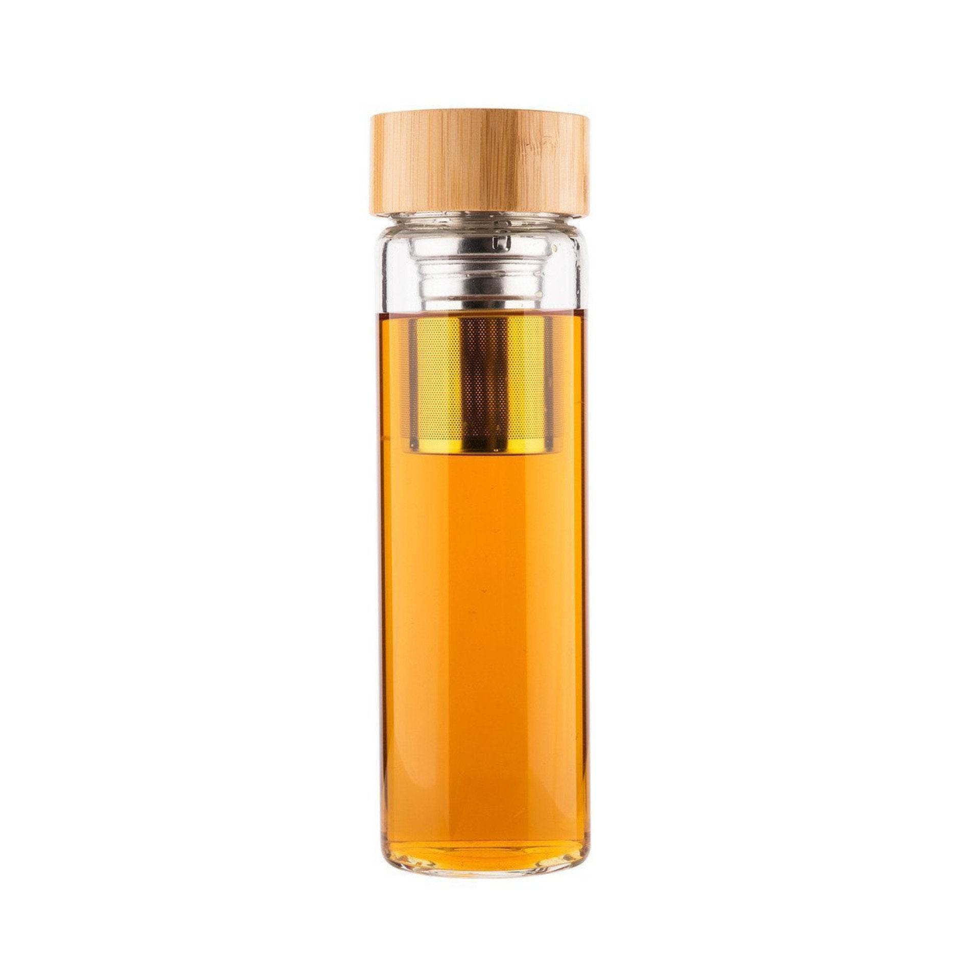 Glass Thermos with bamboo lid