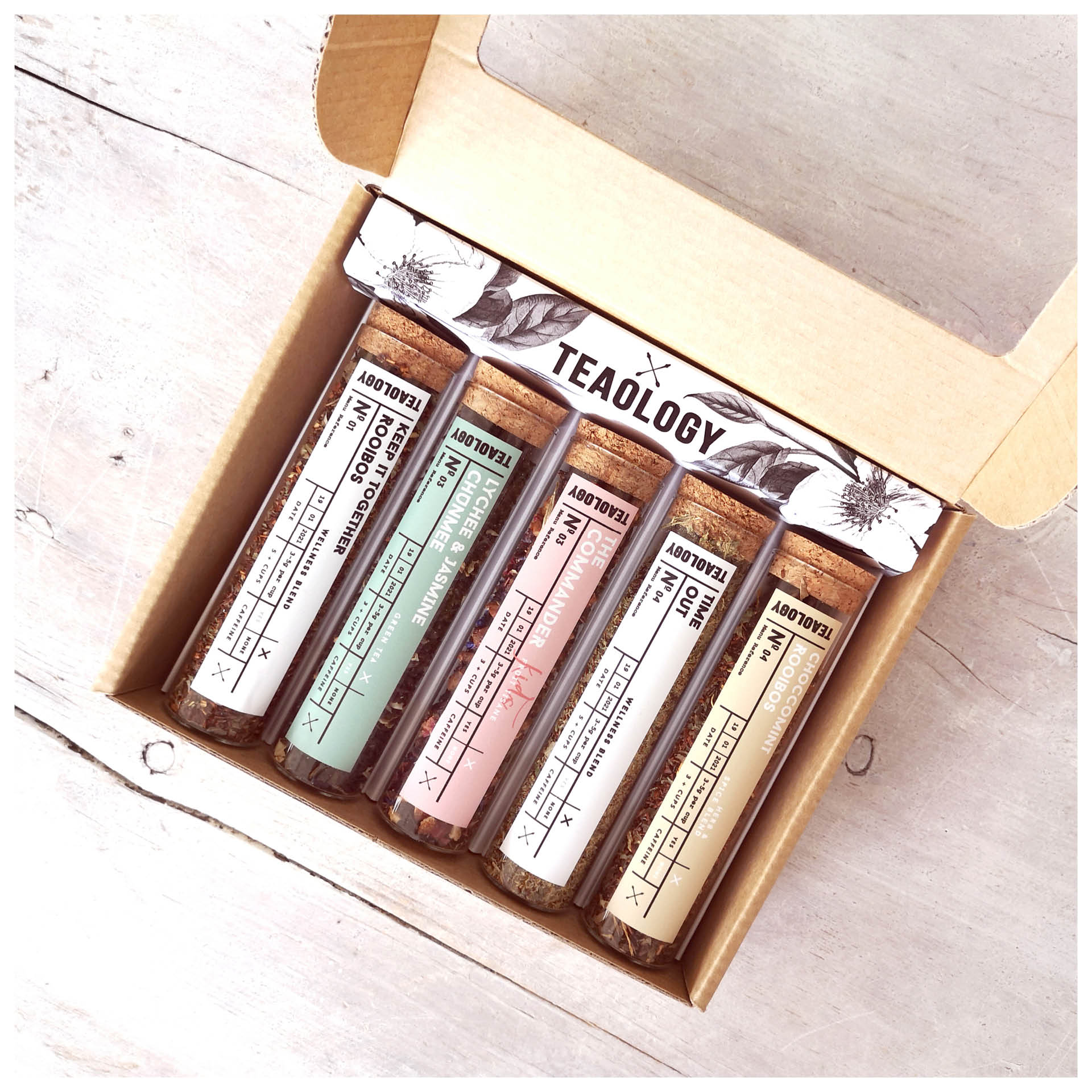 5 Vial Teaser Tray Gift Box